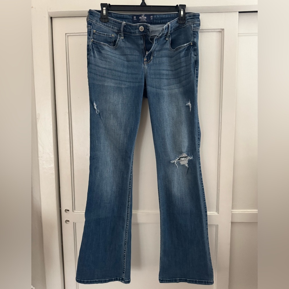 Hollister Blue Flare & Wide Leg Jeans